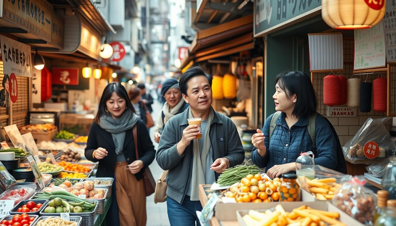 地元の食を歩いて楽しむ